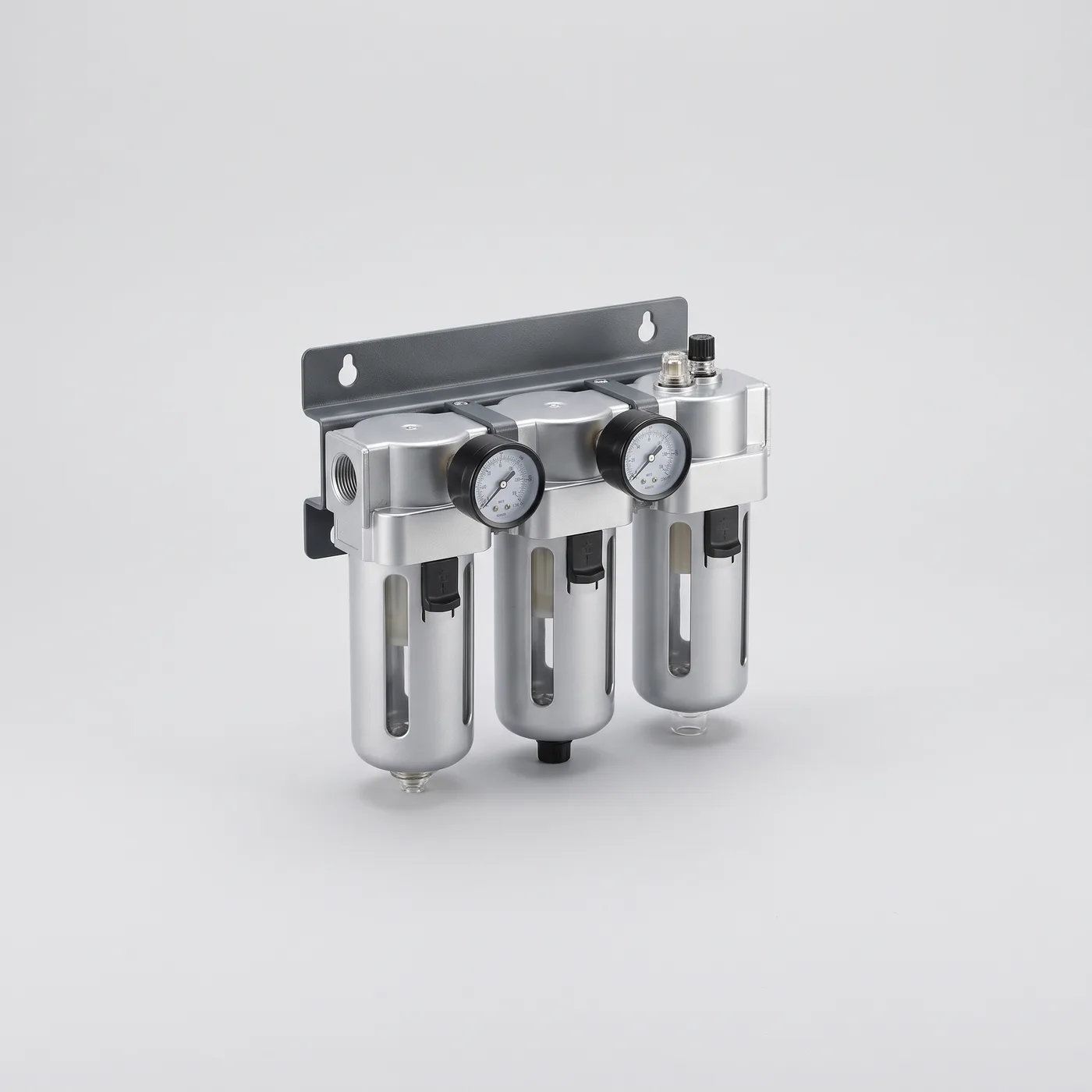 Three-stage filtration kit